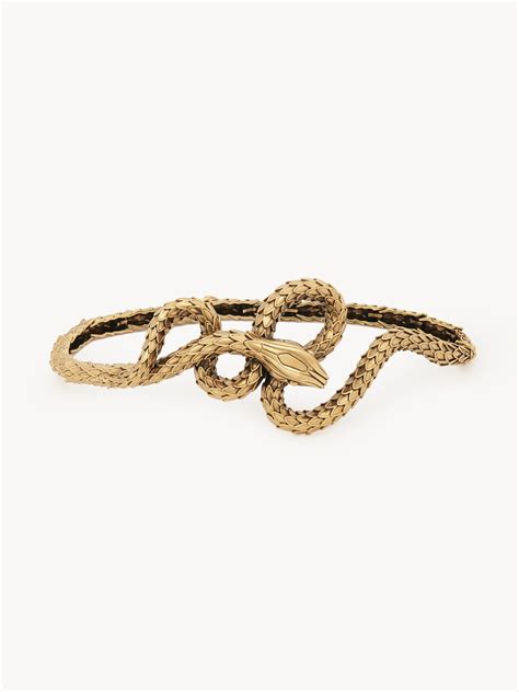 chloe snake belt|Chloé Snake head.